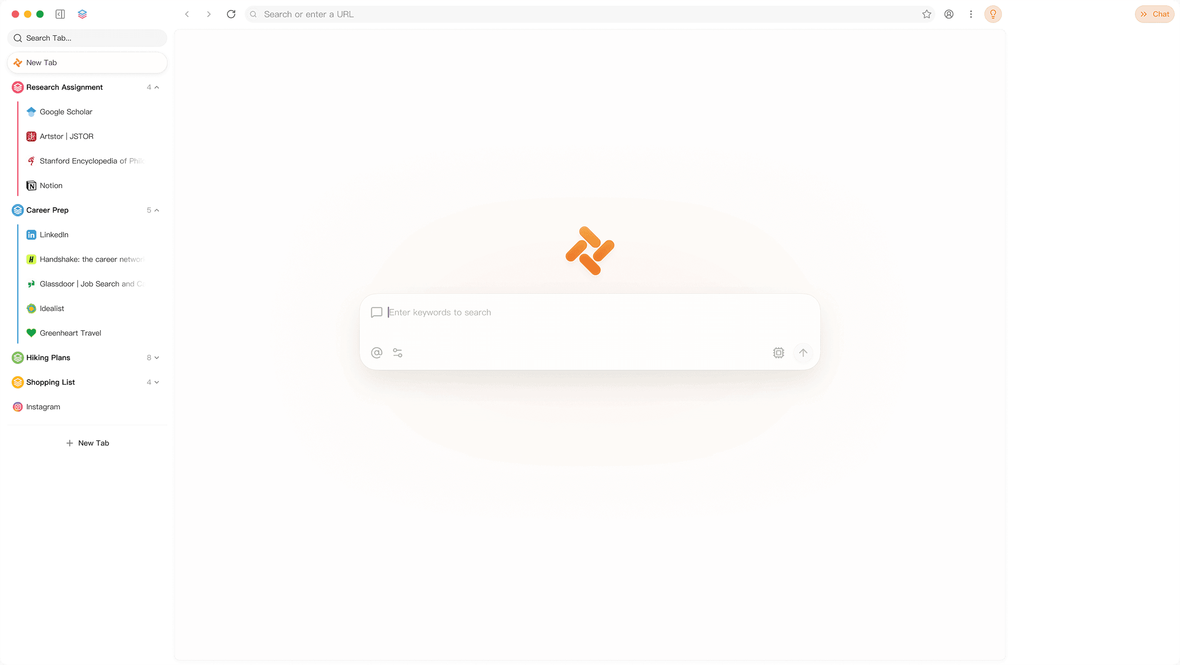 Tabbit 界面截图，第 1 张