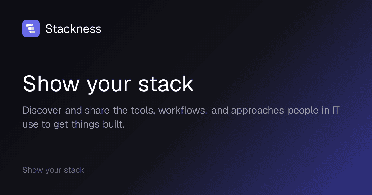 Stackness 界面截图，第 1 张