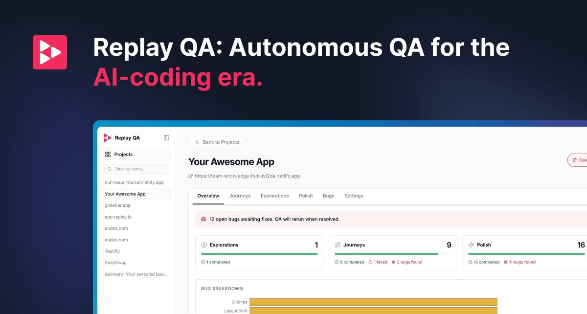 Replay QA 界面截图，第 1 张