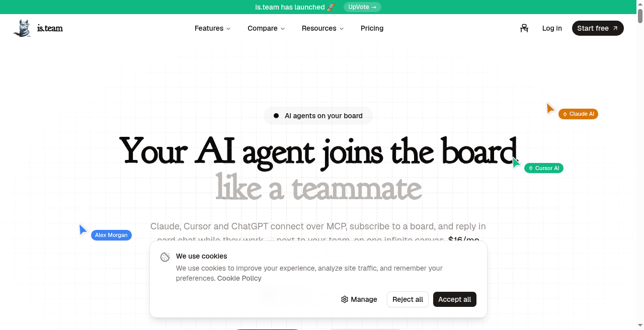 is.team 界面截图，第 1 张