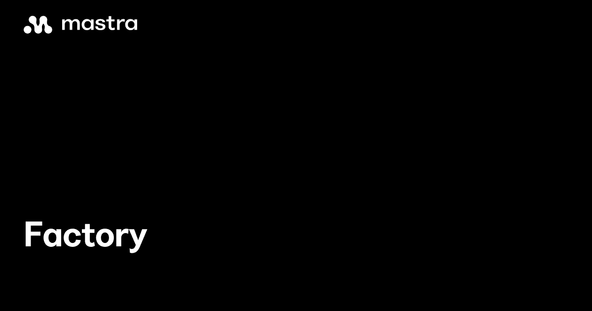 Mastra Factory 界面截图，第 1 张
