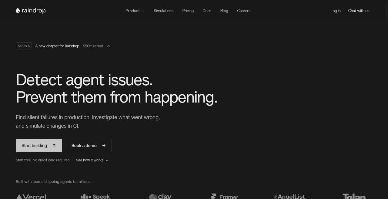 Raindrop 界面截图，第 1 张