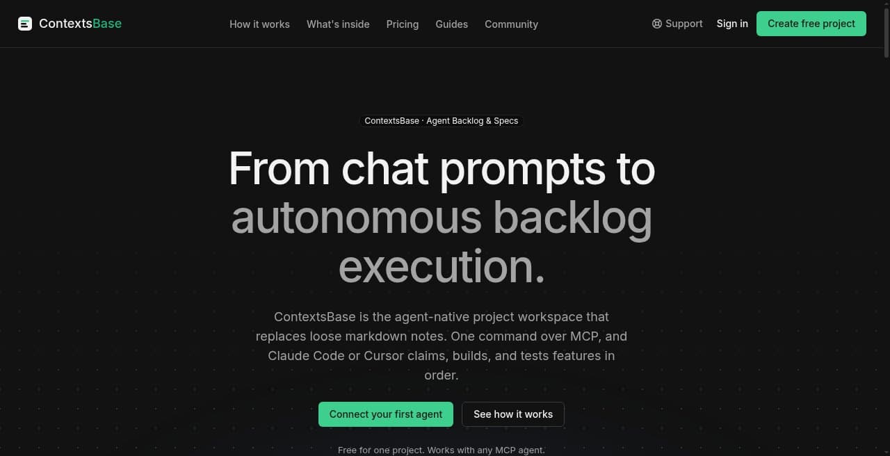 ContextsBase 界面截图，第 1 张