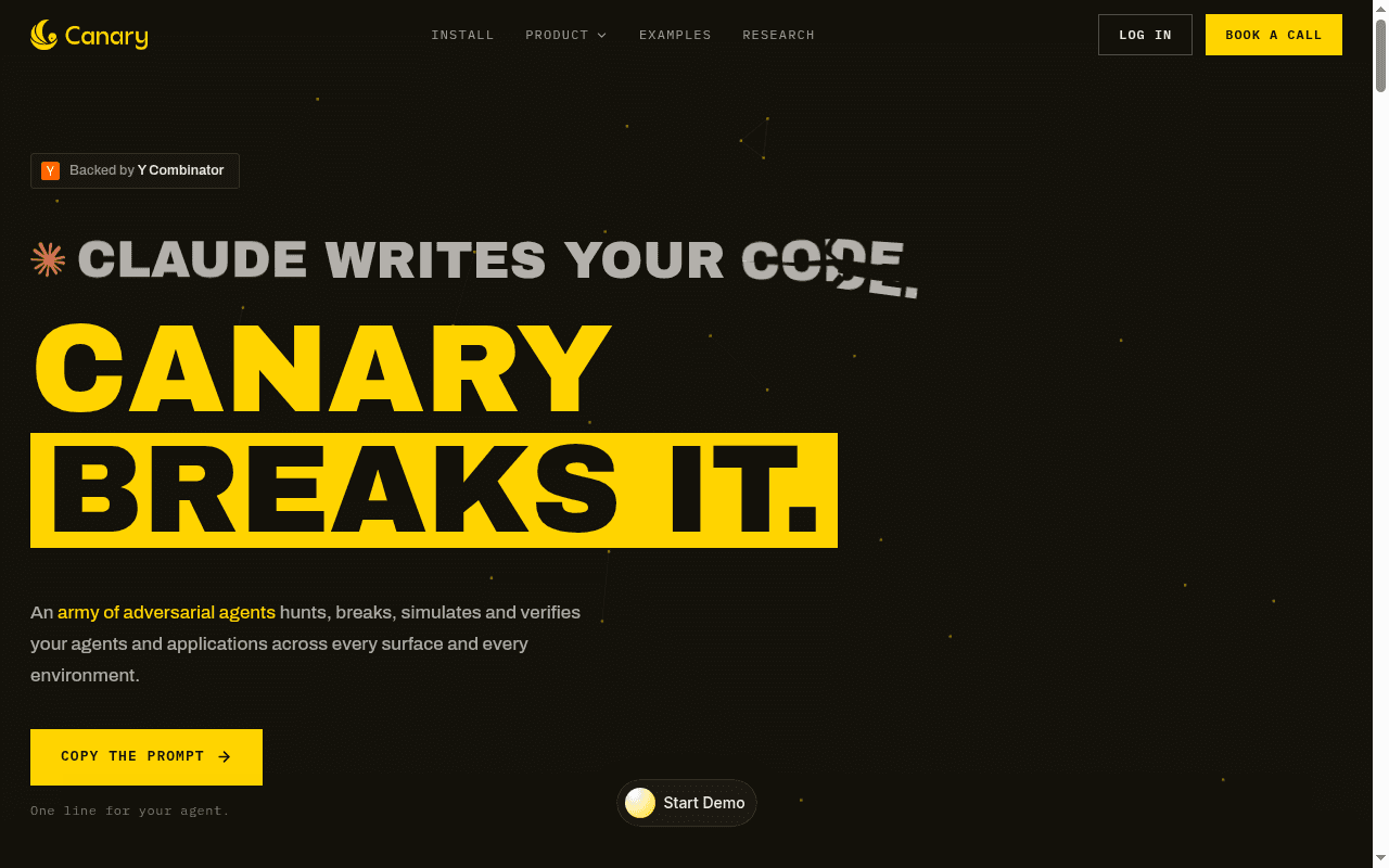 Canary 界面截图，第 1 张