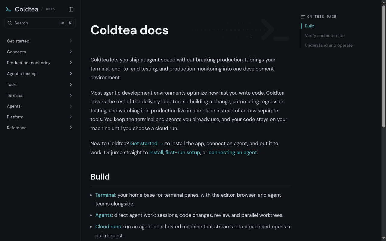 Coldtea 界面截图，第 1 张