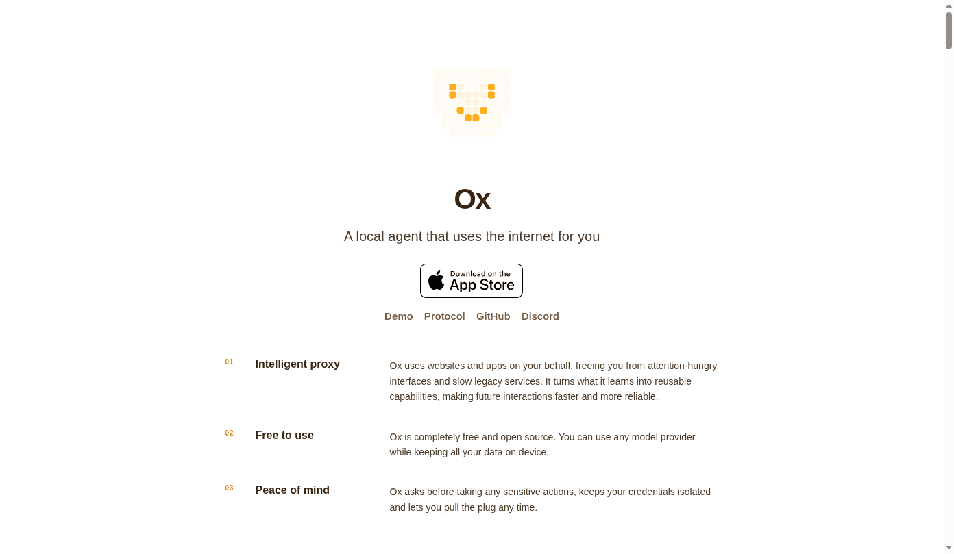 Ox 界面截图，第 1 张