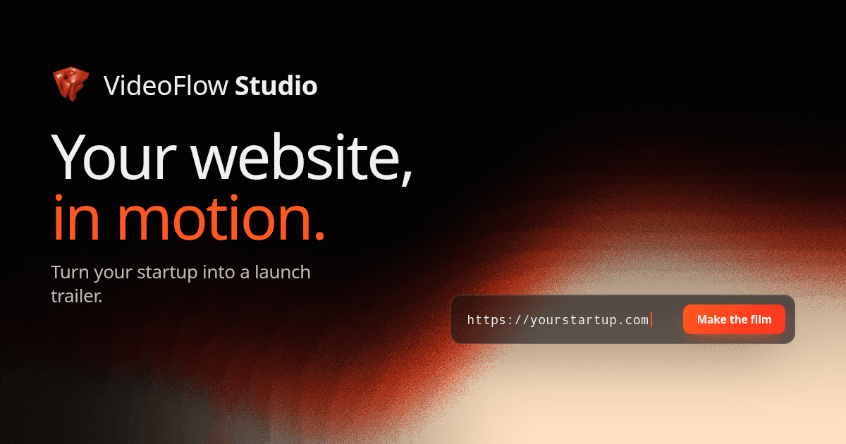 VideoFlow Studio 界面截图，第 1 张