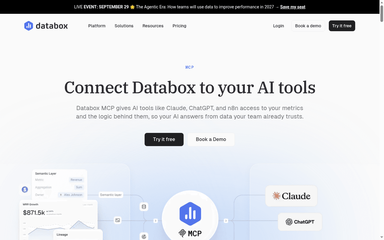 Databox MCP 界面截图，第 1 张