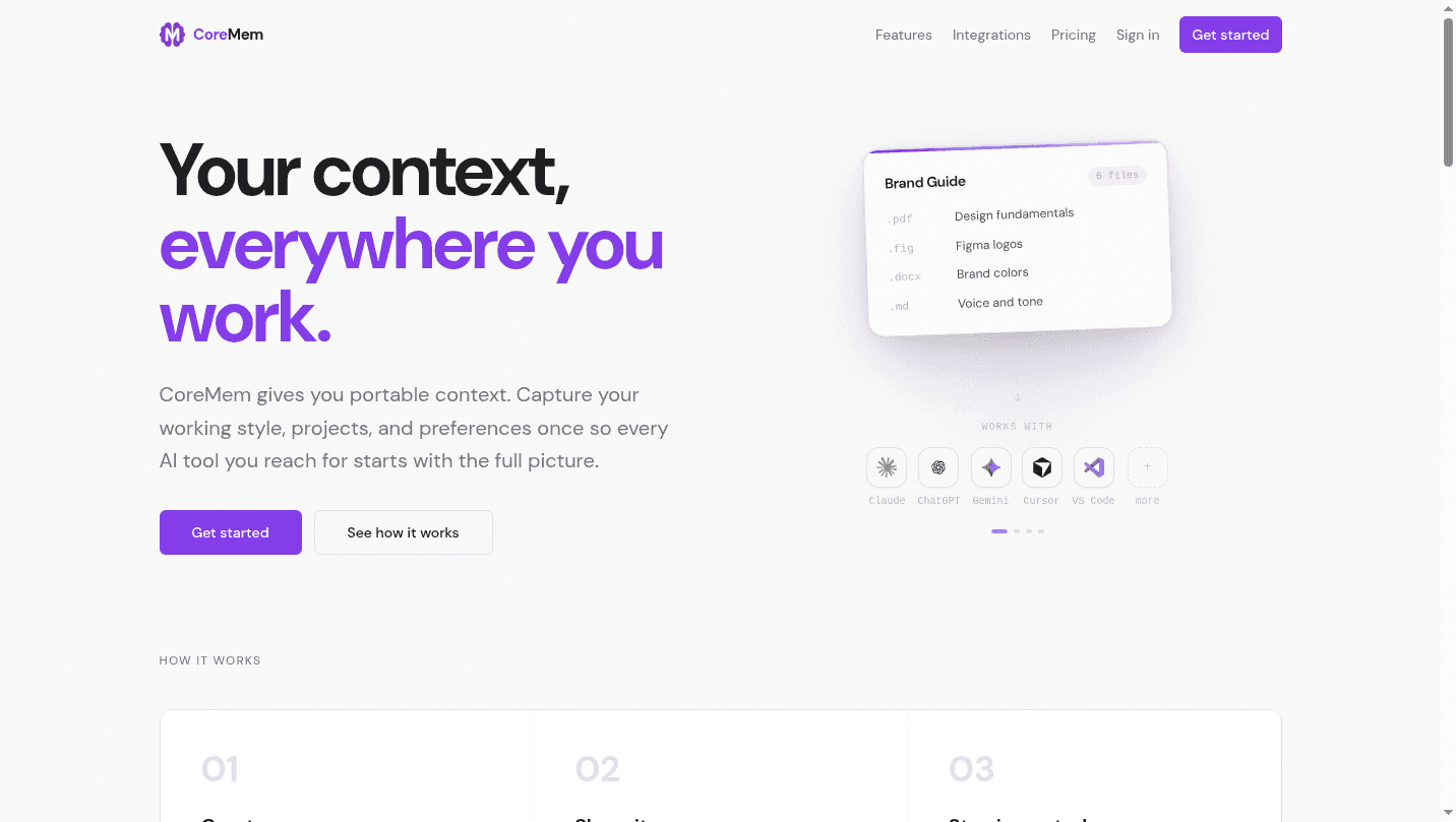 CoreMem 界面截图，第 1 张
