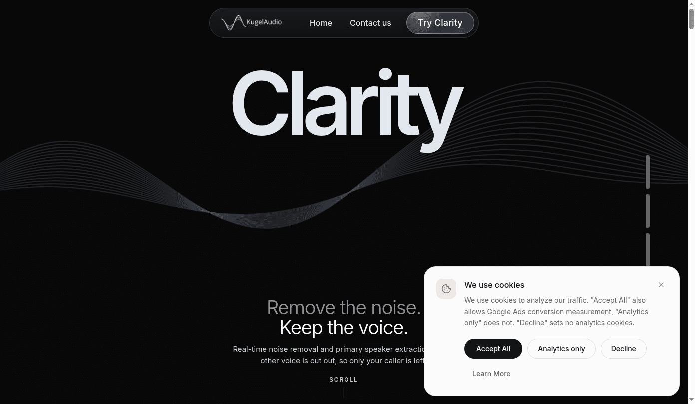 Clarity 界面截图，第 1 张