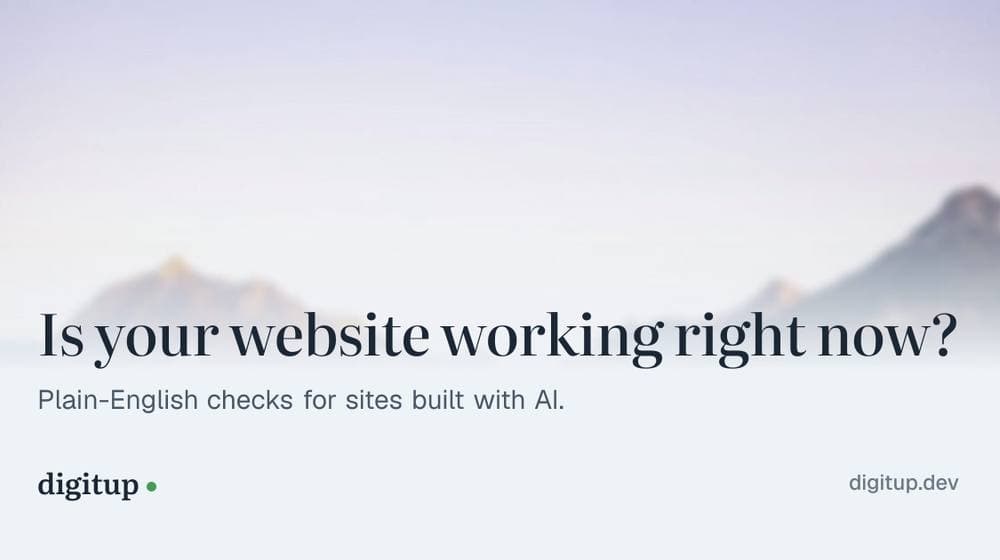 digitup 界面截图，第 1 张
