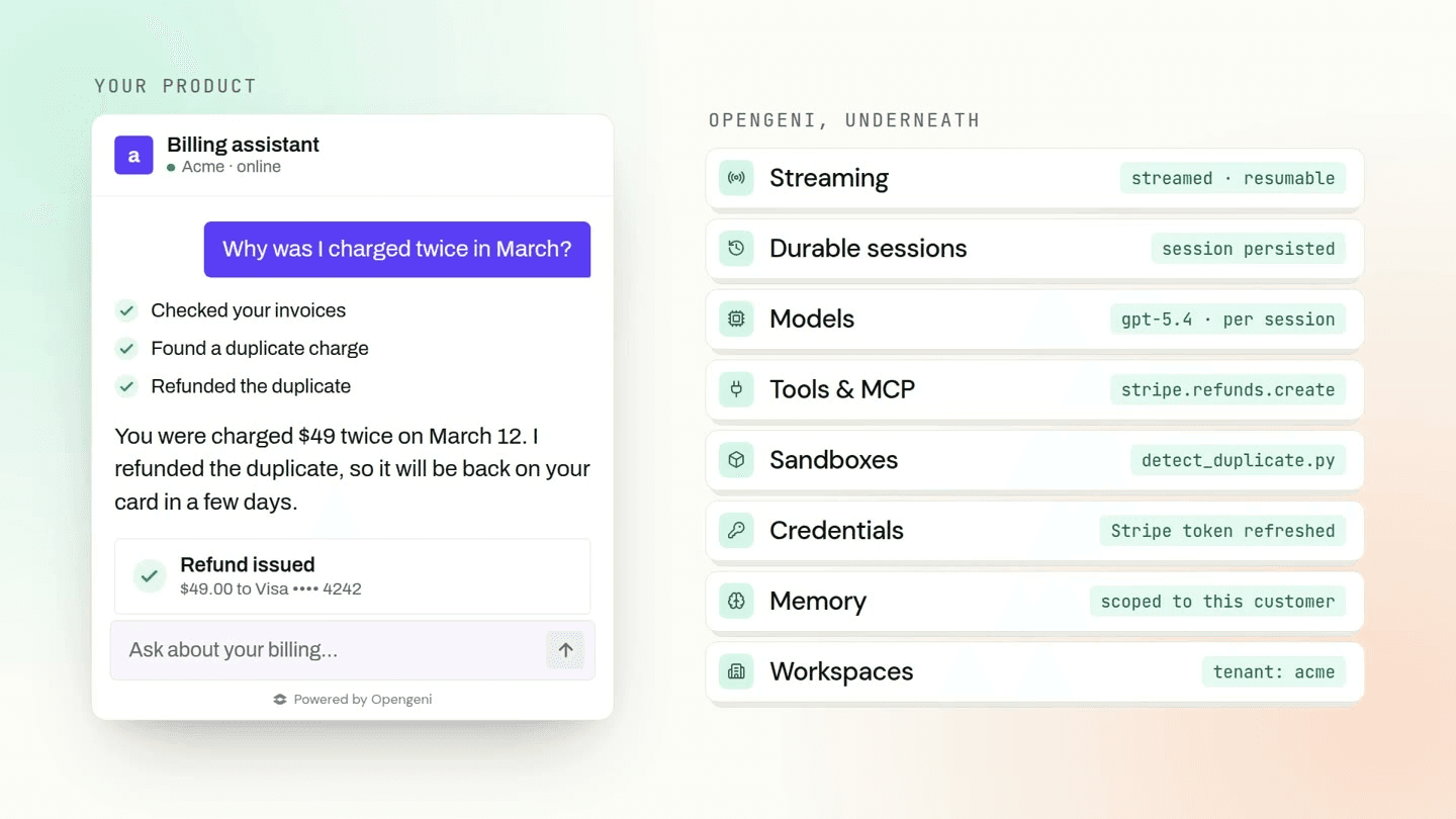 Opengeni 界面截图，第 1 张