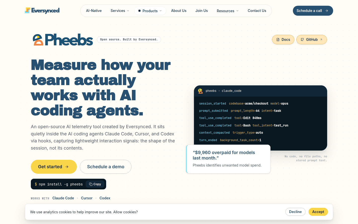 Pheebs 界面截图，第 1 张