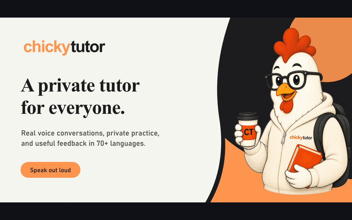 ChickyTutor 界面截图，第 1 张