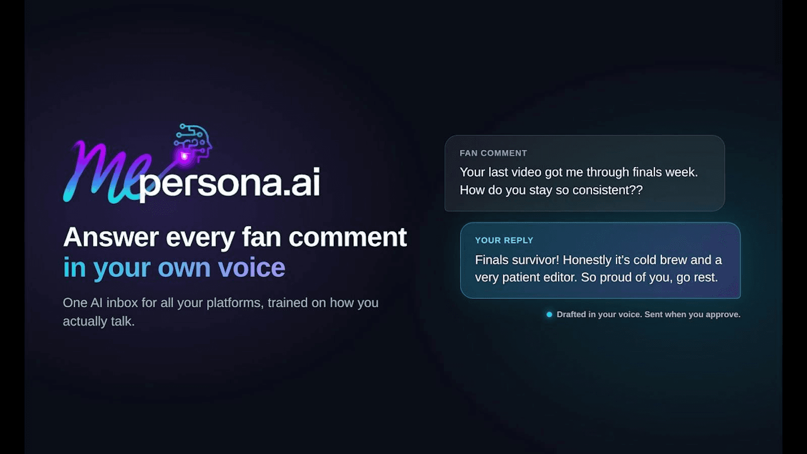 MePersona 界面截图，第 1 张