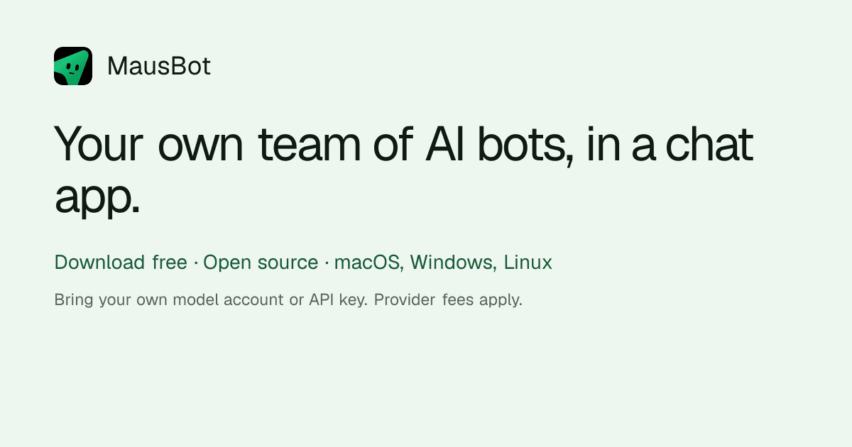 MausBot 界面截图，第 1 张