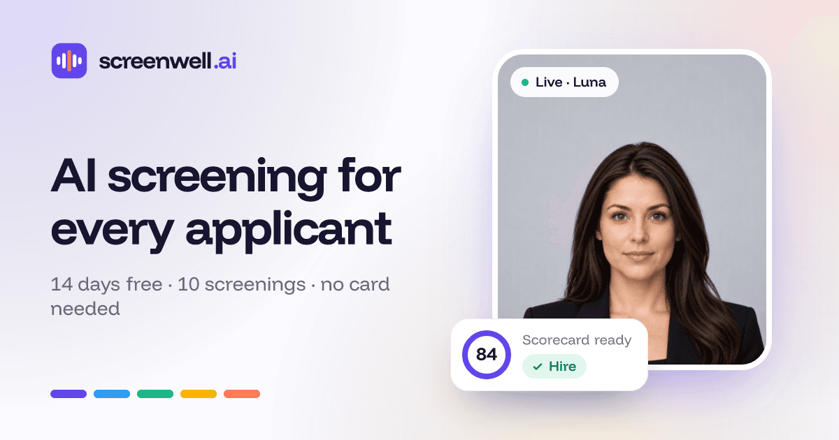 Screenwell 界面截图，第 1 张
