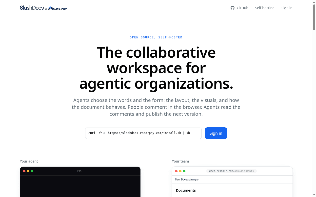 SlashDocs 界面截图，第 1 张