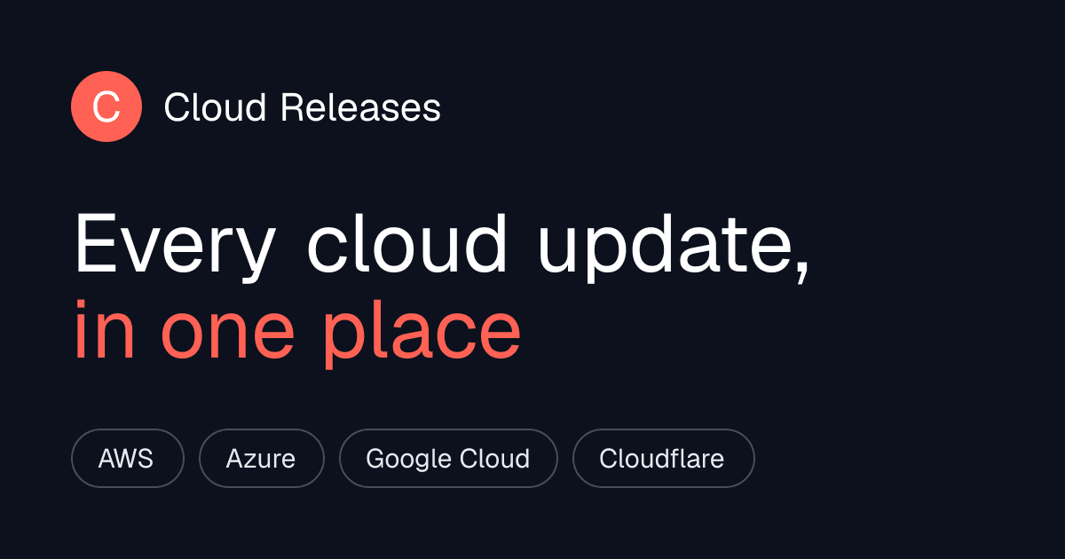 Cloud Releases 界面截图，第 1 张