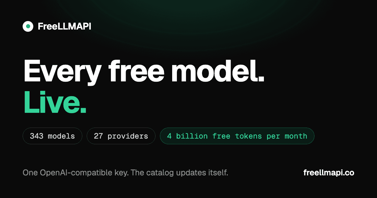 FreeLLMAPI 界面截图，第 1 张
