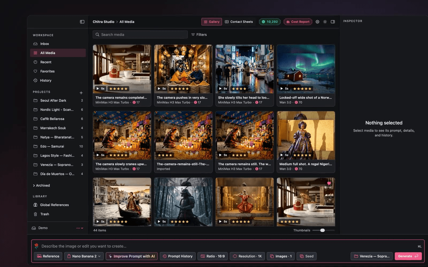 Chitra Studio 界面截图，第 1 张