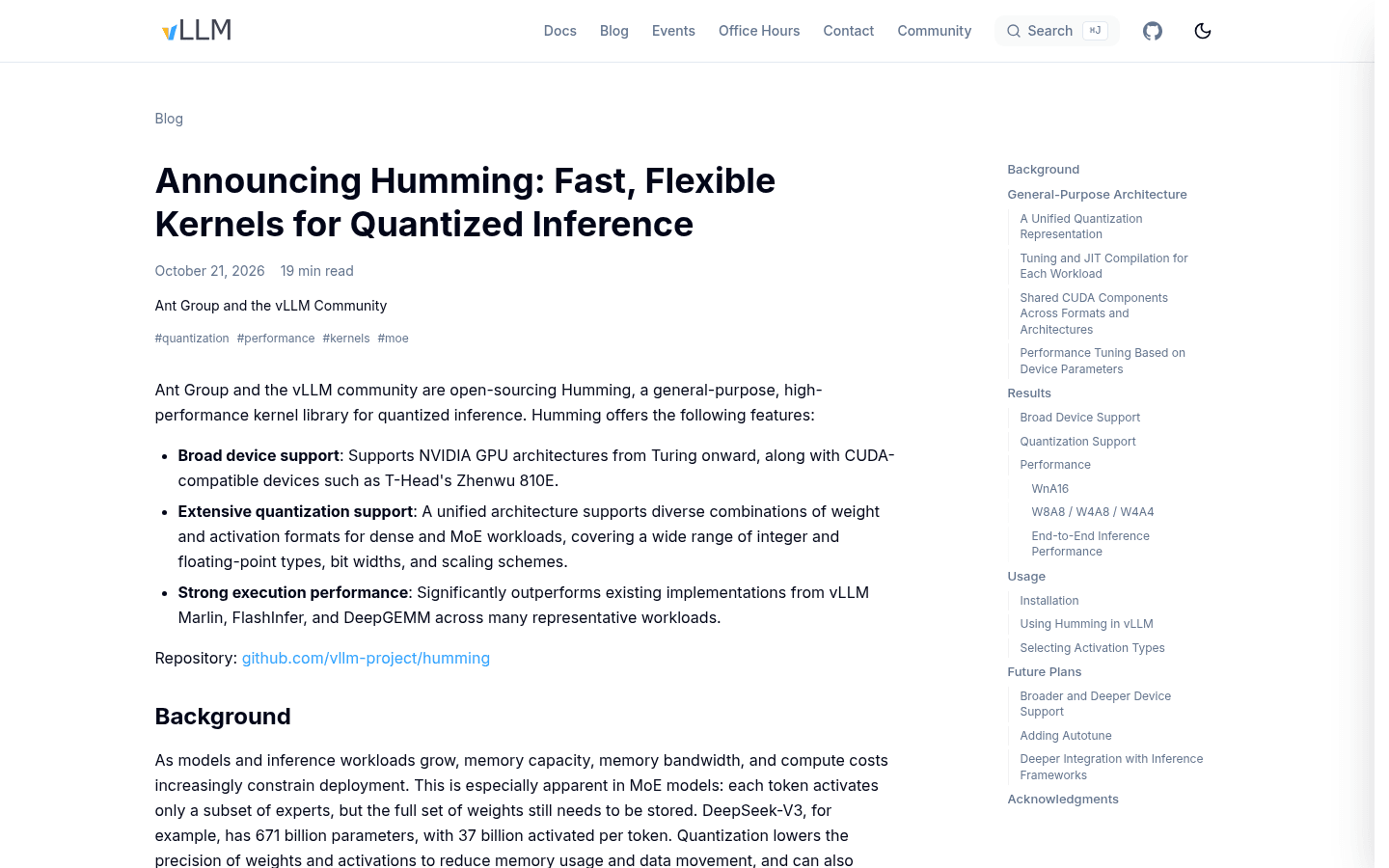Humming 界面截图，第 1 张