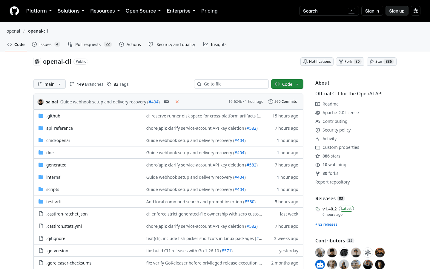 OpenAI CLI 界面截图，第 1 张