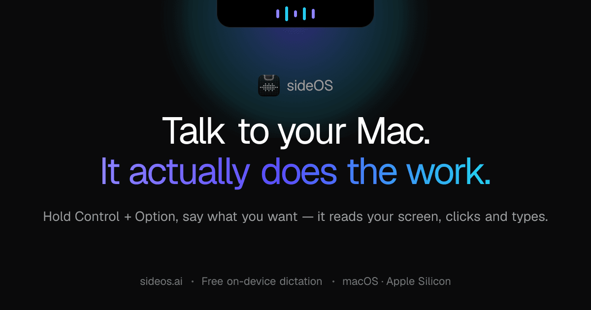 sideOS 界面截图，第 1 张