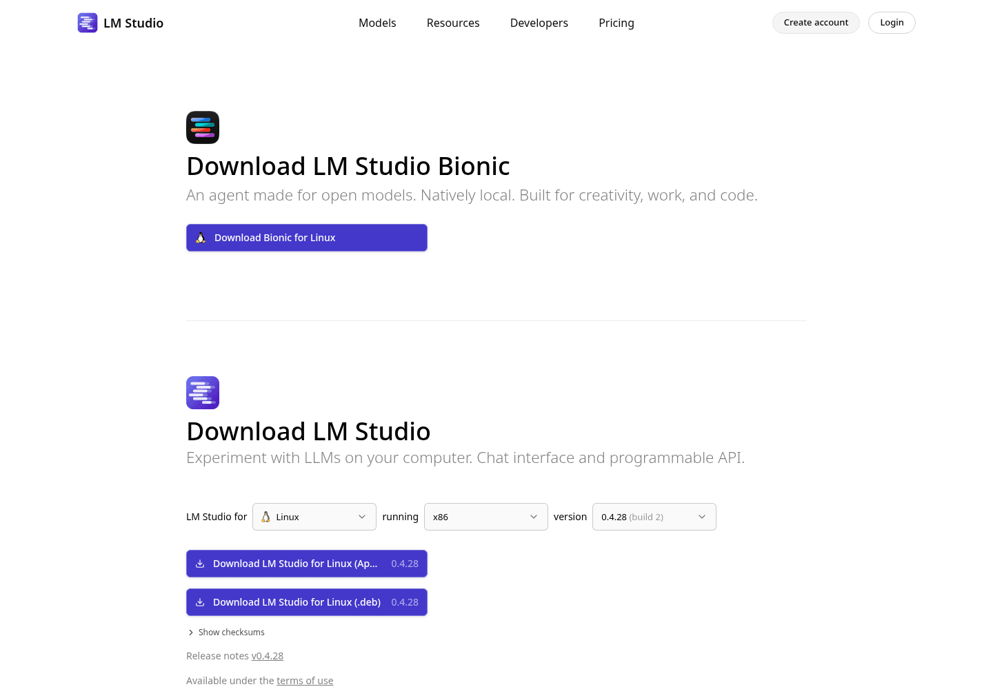 LM Studio 界面截图，第 2 张